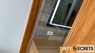 AFTER GETTING OUT OF THE SHOWER, MY STEPMOM'S BOYFRIEND FUCKED ME IN THE ASS
