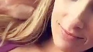 Curly Blonde Teen Records Solo Dildo Masturbation More at