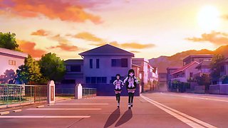 Shy girls bond over hugs as new senpai brings xxx comfort