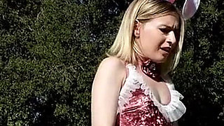 Sweet Little Easter Bunnies Get Their Hung Stepbro to Fuck Them Silly