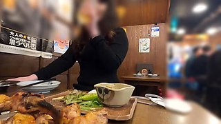 100% authentic Japanese peeping tom captures alluring big butt of naughty 28-year-old gelato shop worker in homemade movie.