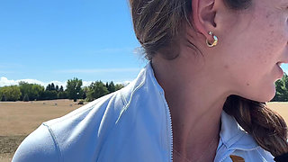 Public Orgasm at the Driving Range