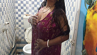 My first hot bath shower