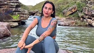 Amateur Anal Sex in River - Sneider Play Fucks Jennifer Play's Perfect Ass for Money