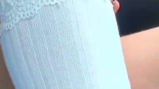 Filming a Stranger Finger Fuck My Wife in Public! Hot Wife Sharing Taboo!
