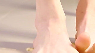 Barefoot Fruit Crush & Feet Licking