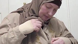I Leave My Hijab on but Strip off the Rest of My Clothes