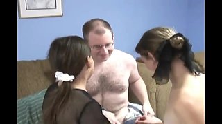 Dad, Mom, And Girl Enjoy Being Naked