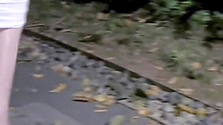 Obedient, Lustful Young Wife in High Heels, Ankle Boots, Stockings, Outdoor Exposure, Car Jerk, Sex Scenes