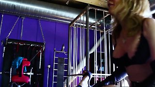 LICENSED TO LICK - Nina Hartley Devours Cute Lesbo Babe