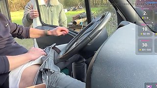Ninosolos Big Cock Tease Draws Captain Fur to Truck