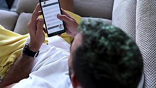 Rough sex on a first date with a hot brunette met on