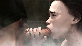 Area69: Gothic Beautiful Vampire with Sharp Teeth Is Doing Sloppy Blowjob - Episode 26