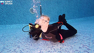 Hogtied & Breathless: Underwater Scuba Tease