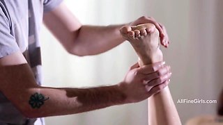 Rita Explores Sensual Massage With Intense Fisting And Fingering Desire