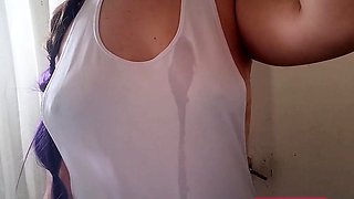 Wet T-Shirt What Would You Do to My Big Boobs?