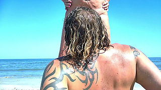 Dirtymilftina Ns on the Beach