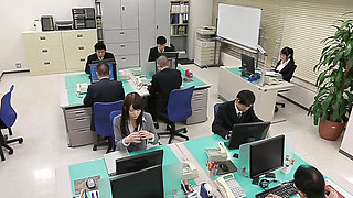 Insatiable Office MILF Drains Every Cock Offered