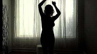 Teen Girl Solo Masturbation and Striptease 24