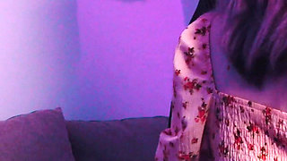 Home Camera Strapon Session - Stepmom Spreads Her Legs for Close View