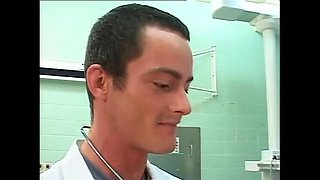 Young Blonde with Big Tits Fucked Hard by Doctor - Cumshot on Ass