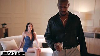Xxlayna Marie and Anton Harden's small tits movie by Blacked.Com
