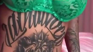 Tattooed MILF Cora Guides Your Strokes with Toys