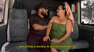 Fat Belly Mature Rough Ass Fucked in My Driving Van