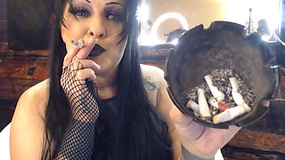 Gothic Goddess Smoke Slave Humiliation