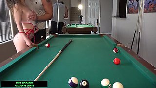 Tight Teen Kinsley Kane Takes Hard Doggystyle On The Pool Table