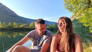 Goodgirlanddads Wild Camping Doggy Style Creampie Cleanup