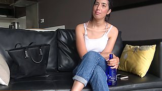 Shy latina teen fucked on casting couch