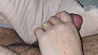 Step mom will handjob step son in bed without affecting her relation with husband