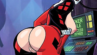 Tight Bald Ass Pussy Harley Quinn Teasing