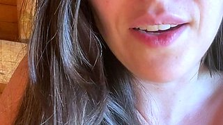 Hot brunette from squirt masturbating on webcam