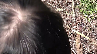 Elisa 18 & Bella X - Outdoor Blowjob, Masturbating and Peeing in the Woods