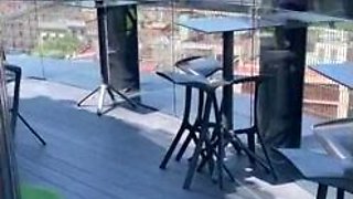 nice mouth fucking in public restaurant