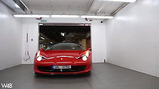 Clover's Barely Legal Big Ass Ride on a Ferrari