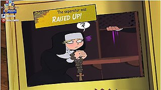 Confession Booth: Nun And Schoolgirl Spanking