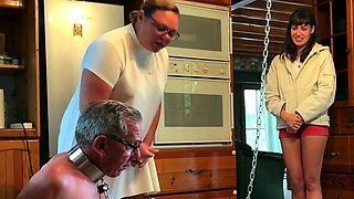 Mistress April Spanks Humiliated Femboy Babysitter