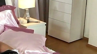 Maid get punishment lession with spanking and pegging
