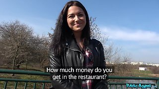 Russian Waitress Humped In Public 1 - Public Agent