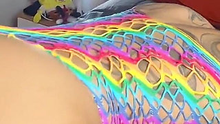 POV with a Skinny Hairy Bitch!