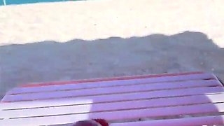 Gay muscley hunk solo shuffle