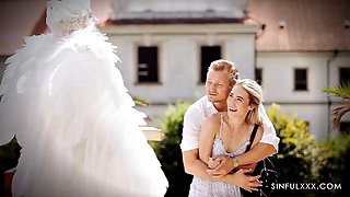 Ria Sunn Bounces Big Tits Cowgirl on Denis Marti