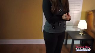 Naughty Cute Autum Sucks And Rides A Big Dick With Her Muff!