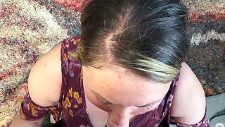 Omg She's Ravenous for Cock She Sucks and Cums Forever Trying to Make Him Cum