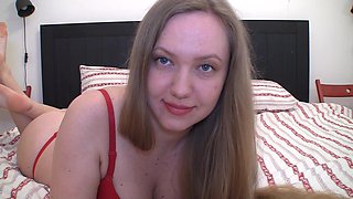 Stepdaughter with Innocent Face Becomes Naughty Cutie on Webcam