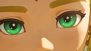 Link Finds Zelda in a Cave and Fucks with Her to Get Out! Legend of Zelda 3D Hentai Story