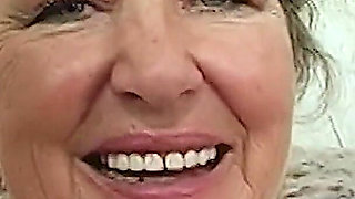 Granny Maria Fingers Her Old Cleft
